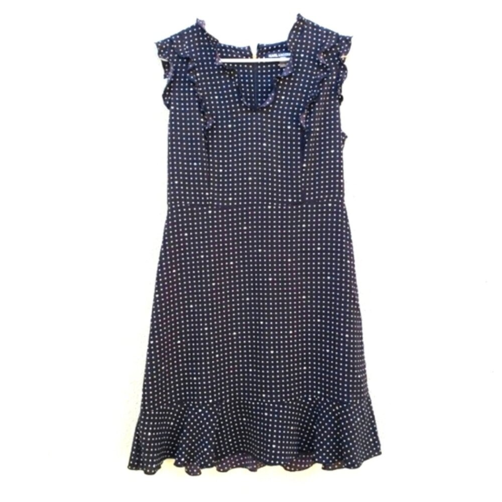 KARL LAGERFELD PARIS - Hearts and Polka-dot Ruffle Dress Size 8
